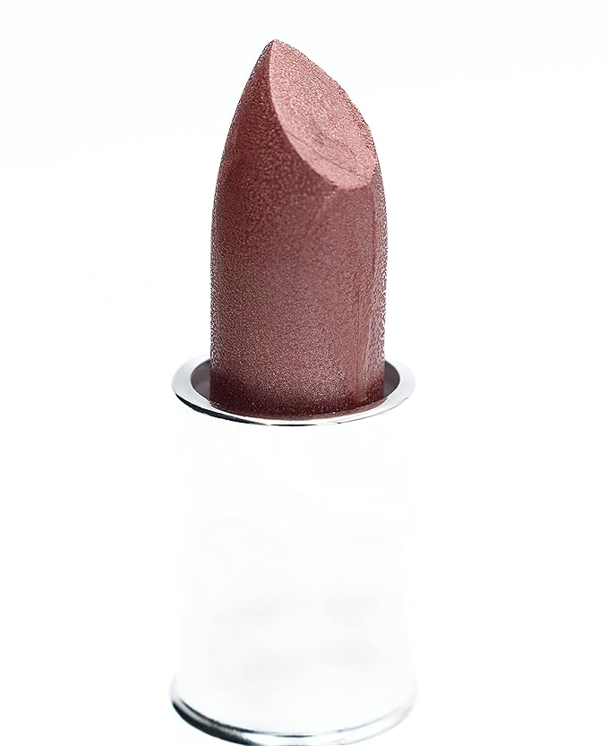Spicy Rum Nude Burgundy Shimmer Creamy Pearl Lipstick Color Moisturizing Paraben Free, No Animal Testing & Cruelty Free Lip Makeup Color