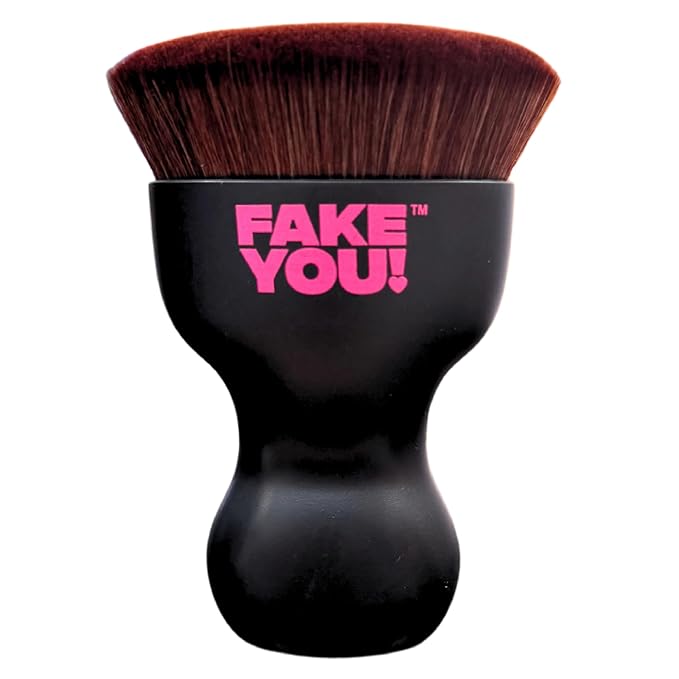 Fake You! Tanning Brush for Body and Face – Self Tan Brush for Smooth, Streak-Free Application – Body for Hands, Feet, and Face – Ultra-Soft Bristles