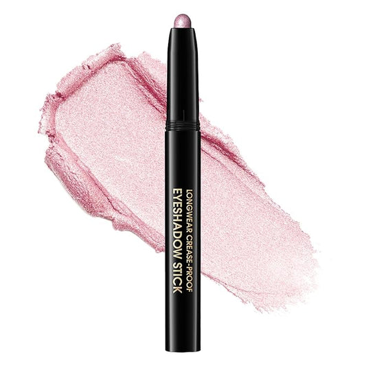 Eyeshadow Stick, Shimmer and Matte Cream Eye Shadow Brightener Sticks Eyeliner Pencil Crayon, Waterproof Long Lasting Eye Highlighter Stick Makeup,0.056 Oz(#8-Fancy)