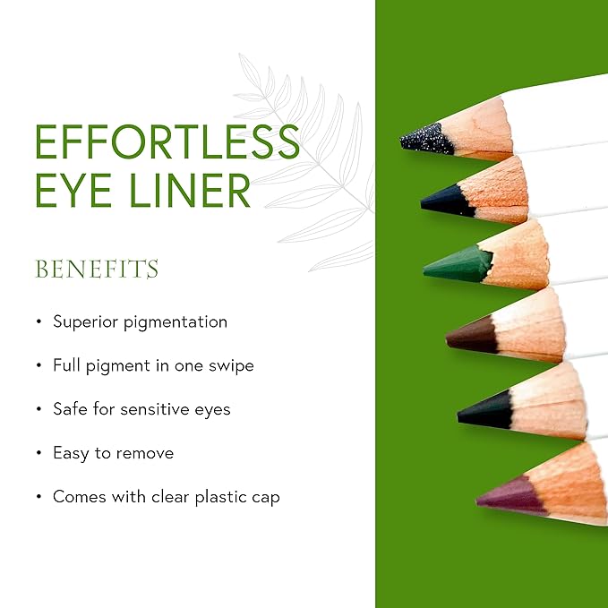Honeybee Gardens Effortless Eyeliner Pencil in Smoking Gun, Rich Pigmentation, Smooth, Long-Wearing, Vegan, Gluten-Free