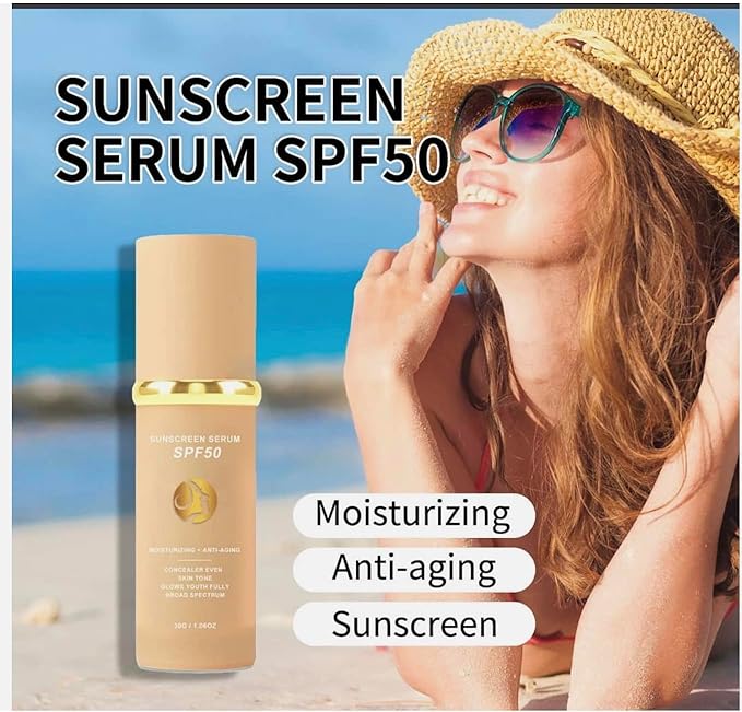 Foundation 4 in 1 - Medium Spectrum with SPF 50+, Anti-Aging, Concealer, Sun Protection, Hydrating Color Changing Foundation Makeup Liquid, Full Coverage Concealer, Waterproof and Sweatproof