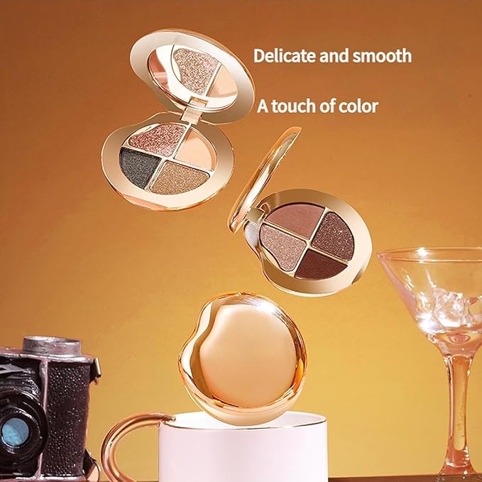 Glow Wardrobe Eye & Cheek Palette – Eyeshadow And Highlighter Makeup, Makeup Palette, Highlight Contour Makeup Palette, Blush For Cheeks And Eyes (5)
