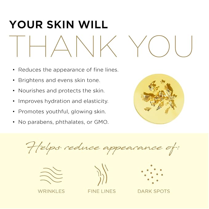 Azure Cosmetics 24K Gold Firming Face Mask- Anti Aging, Hydrating, Toning & Firming Facial Sheet - Helps Reduce Wrinkles & Fine Lines - With Hyaluronic Acid & Collagen - Made in Korea - Pack of 5
