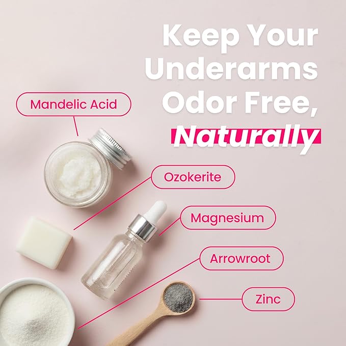 Super Fresh Aluminum Free Deodorant Stick for Women, Non Toxic Coconut and Vanilla Whole Body Odor Control, Skin Safe, 2 Pack