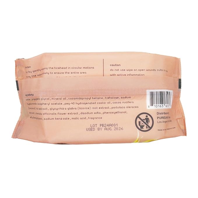 PB & JAY Cleancare Cleansing Wipes – 30 Count – Makeup Remover or Deep Moisture & Silky Soft Skin – Hydrating Korean Face Wipes for Sensitive Skin (Coconut)