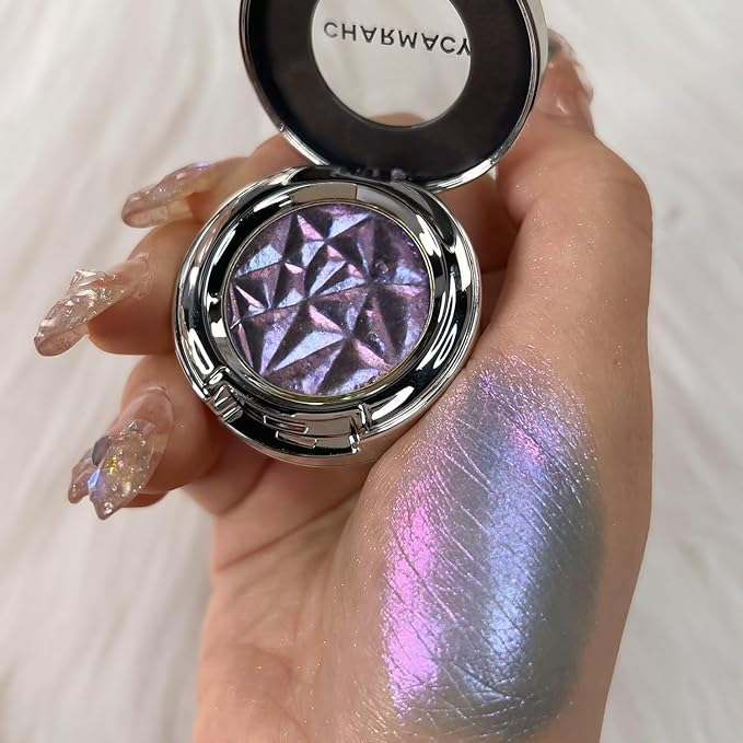 CHARMACY Duochrome Eyeshadow, Insane Shifters Chameleon Eyeshadow, Creates High-Impact, Metallic Eye Looks, 100% Vegan and Cruelty Free (Chameleon-#801, 0.06 Ounce (Pack of 1))