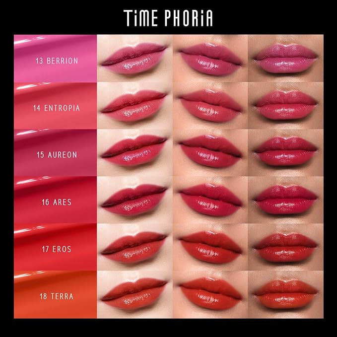 Stellar Dust Lip Stain 15 Aureon, Transfer-Proof & Smudge-Proof Lip Gloss, Reddish Pink Tinted Glossy Finish, High-Pigment Vibrant Color, Hydrating Lightweight Long-Lasting Lip Makeup