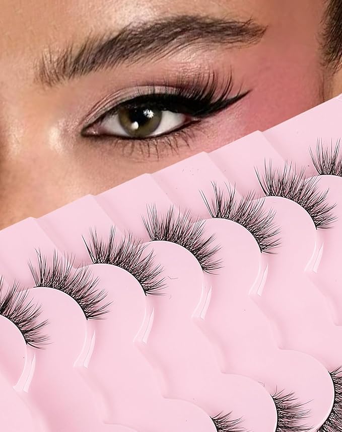 Half Lashes Natural Half Eyelashes Wispy Corner Lashes Cat Eye HE-19