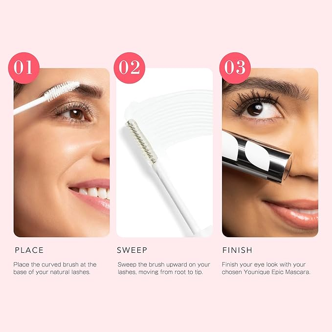 MOODSTRUCK EPIC Lash Primer | 10mL | White Lash Primer for Mascara | Curling and Lengthening | Lash Lift | Mascara Makeup Primer | Separates Lashes and Boosts Lash Look