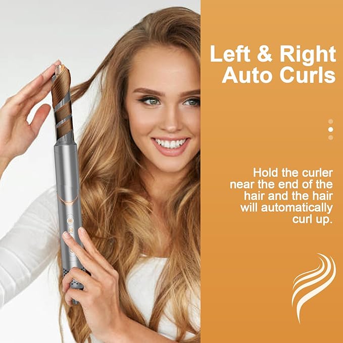 5 in 1 Hair Dryer Brush Set Air Hair Styler Curling Negative Ionic Foldable Hot Air Hair Dryer Brush, Hair Styling Tool for Curling Waves Straightening Volume Blowout Styles