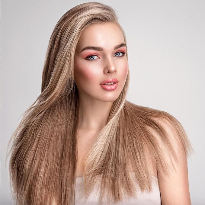 K&K 1 1/2 Inch Ceramic Tourmaline Ionic Heated Round Brush Curling Brush Creates Blowout Look -Creates Root Volume & Loose Curls Volume Curls Dual Voltage Hair Styling Tool (Pink, 1.7 Inch)