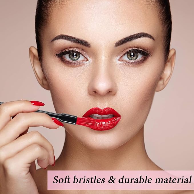 150 Pieces Disposable Lip Gloss Brushes Lipstick Wands Flat Brush Multi-functional Makeup Brush Applicator Tool for Makeup Cosmetic