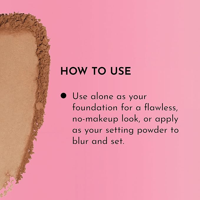 LAWLESS Talc Free Skin Smoothing Powder, Tan, 0.32 oz / 9.1 g