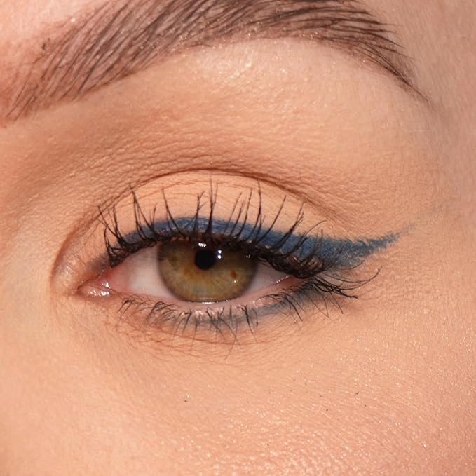 Waterproof Eyeliner Pencil - Vegan Hypoallergenic for Sensitive Eyes - Smudge Proof - Fragrance Free - Smooth (Blue)