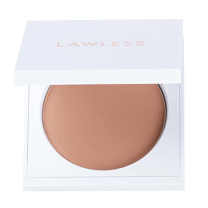 LAWLESS Women's Talc Free Velvet Matte Bronzer, Golden Hour, 0.3 oz/ 11 g