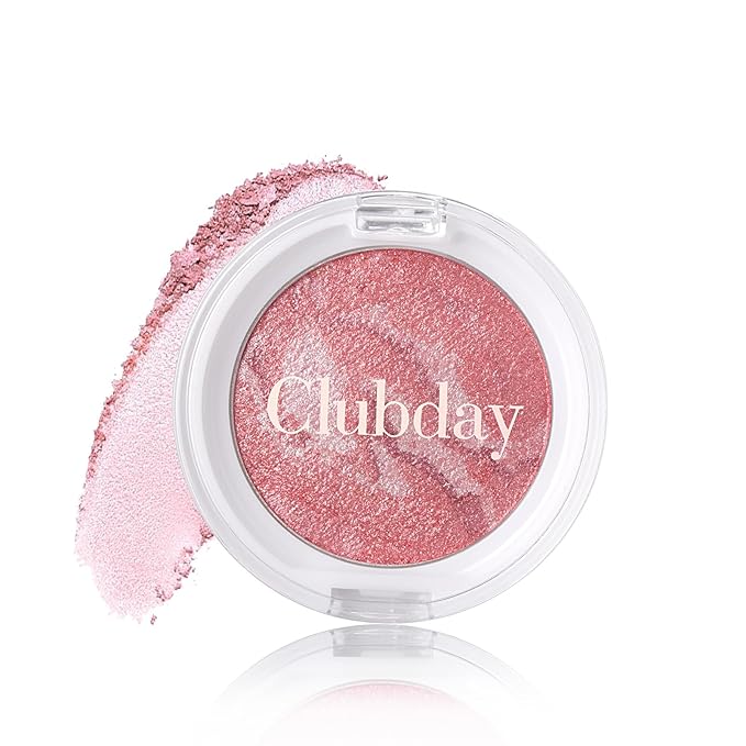 Marbleized Blush Powder – Long-Lasting, Glowing Finish, Smooth & Blendable, Suitable for All Skin Tones, 0.12 Oz – Shade 03