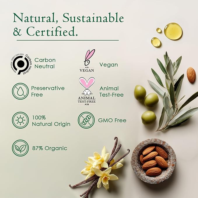 Ancient Greek Remedy Organic Face Moisturizer for Dry Skin - Anti Aging Face & Body Butter Cream - Almond, Jojoba, Olive, Rosehip, Vanilla, Vitamin E Oil. Natural Lotion for Women & Men 3.4 oz