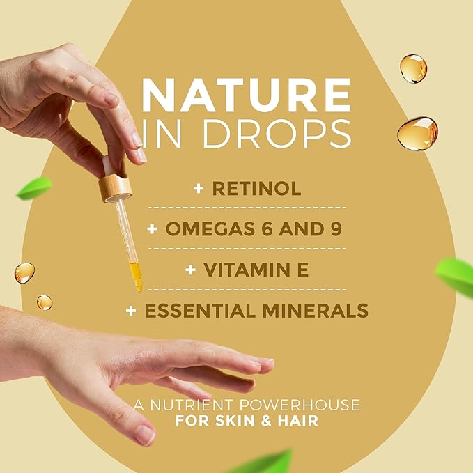 Cacay Pure Anti-Aging Oil – Natural Retinol Cacay Oil for Face, Hair, and Body | Organic Vitamin E Oil for Lip & Cuticle Care | Organic Face & Skin Oil Therapy (Cacay Oil + Spa Headband) (30ml)