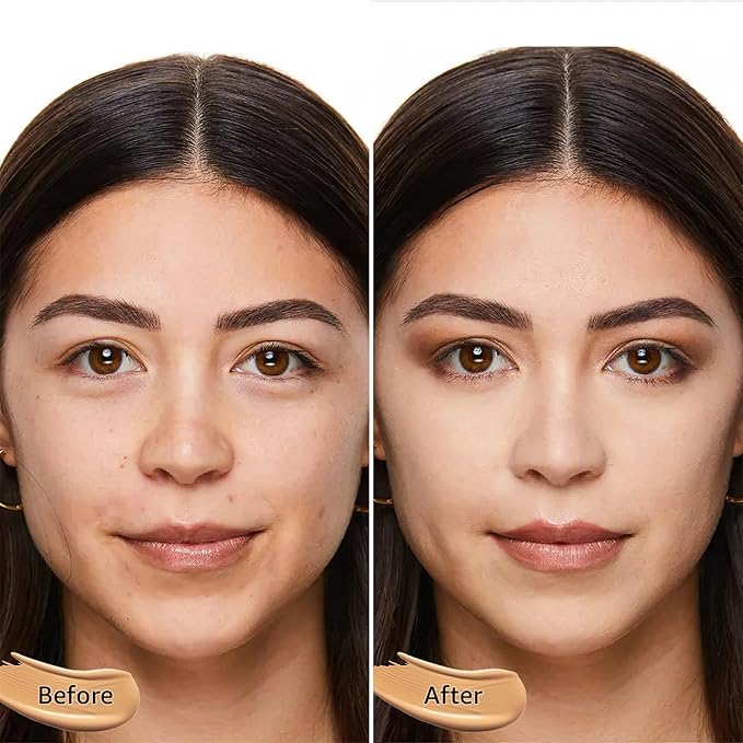 Mushroom Head Air Cushion CC Cream - BB Cream Foundation for Concealer Full Coverage Skin Brighten Long - Lasting Moisturizing, Cushion Foundation Color Correcting for All Skin Types (Buff Beige)
