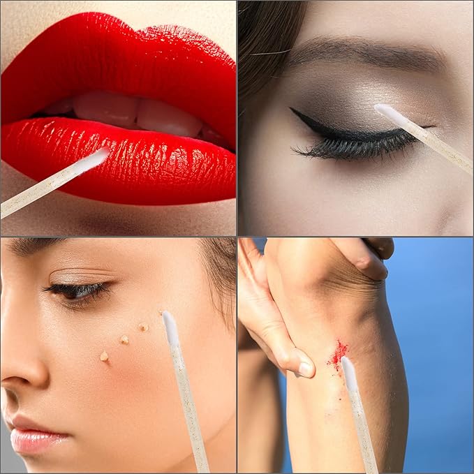 1000 Counts Lip Applicators Disposable Lip Brushes Crystal Lipstick Lip Gloss Wands 5 Colors*1000pcs