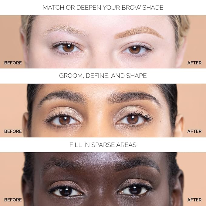 OFIR Brow Trace Precision Browliner | Waterproof, Ultra-Fine Tip Blonde Eyebrow Pencil | Smudge-Proof, Cruelty Free, Matte Finish | Long-Wear Brow Tool with Spoolie | Blonde Shot, 0.003 OZ