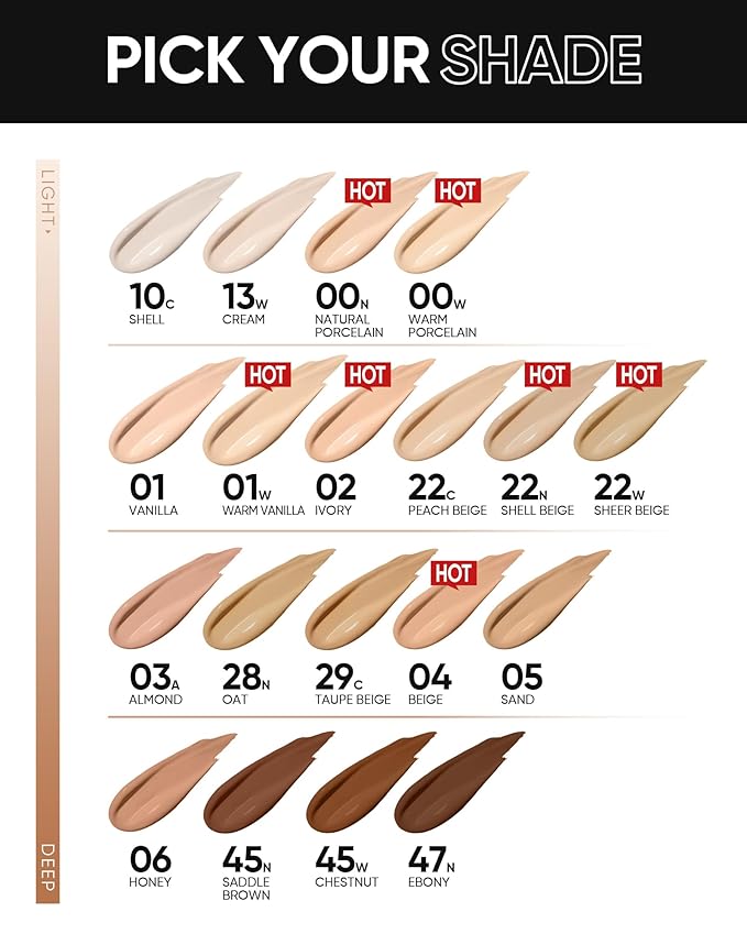 Full Coverage Cushion Foundation, Weightless, Skin Fit, Satin Glow Finish, Oil-Control Waterproof Foundation, Sweatproof Flawless BB Cream CC Korean Makeup