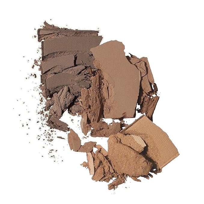 3-Color Eyebrow Powder Palette, Brow Powder Filler Kit With Mirror Brow Brush, Waterproof Neutral Eye Makeup for Women, Smudge-proof