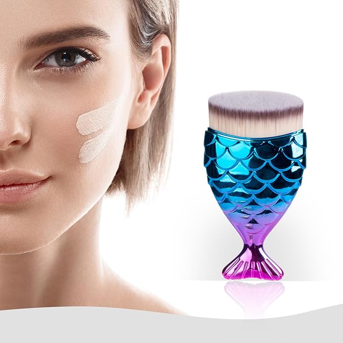 UNIMEIX Sunscreen Brush for Face Kabuki Brush Sunscreen Applicator for Kids Foundation Makeup Brushes for Liquid Foundation Powder Cream Contour Buffing Stippling Blending