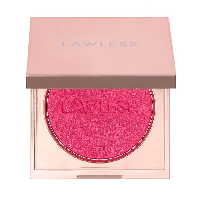 LAWLESS Make Me Blush Talc Free Velvet Blush, Watermelon, Pink, 0.18 Ounce