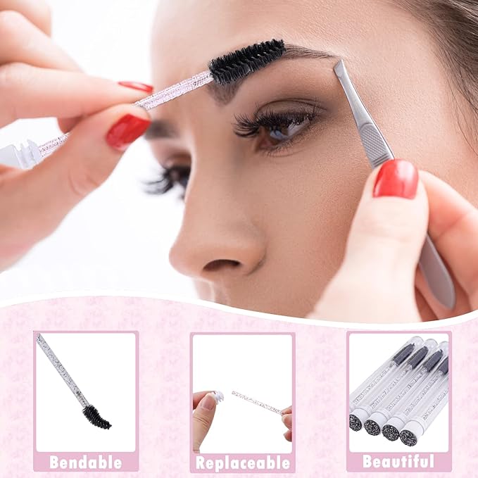 60PCS Lash Shampoo Bottles and Brushes Set, 10pcs Foam Pump Dispenser, 10pcs Nose Pore Deep Cleaning Brush, 10pcs Eyelash Extension Tube Brush, 10pcs Extension Aftercare Instructions Cards, 10pcs Lash