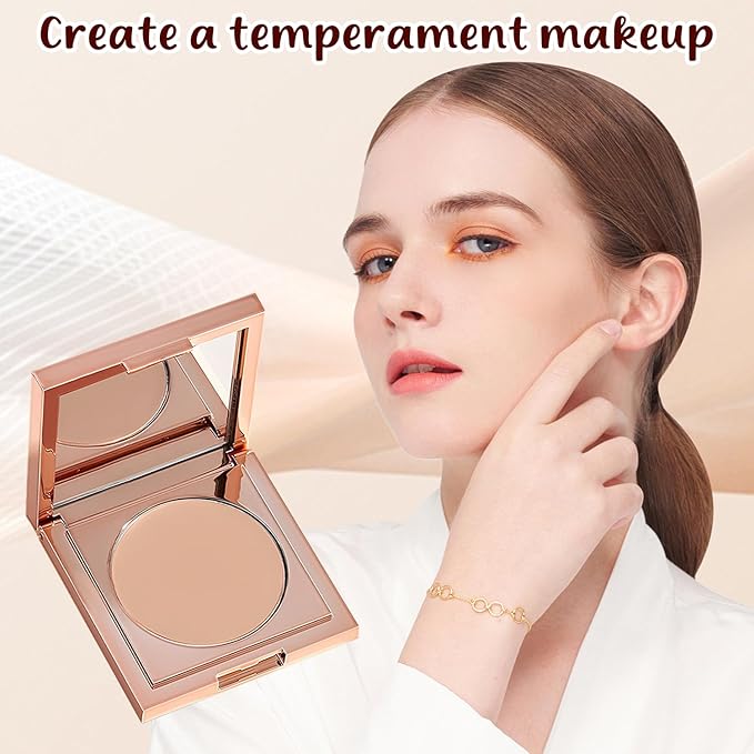Colored Clay CC Undereye Concealer,Undereye Concealer Circles,Color Corrector for Dark Circles with Brush, CC Undereye Concealer (Light skin, 01)