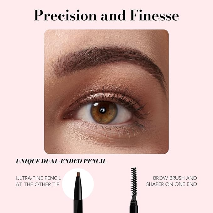 Moodstruck Precision Brow Liner | Medium Light Brown to Auburn | Waterproof, Smudge-Proof, & Long-Lasting Makeup | Eyebrow Pencil for Fuller, Natural-Looking Brows