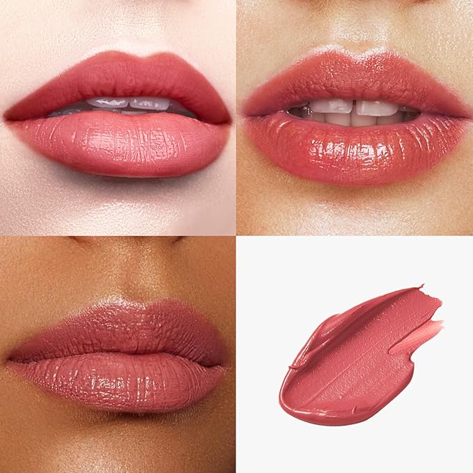 Catkin Moist Lipstick Hydrating High Impact Color Infused with Vitamin E and Avocado Oil Smooth Soft Texture Long Lasting Glow + Matte Finish 2pcs Set 02