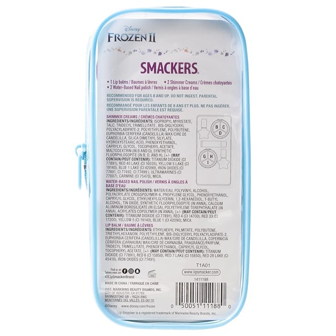 Lip Smacker Disney Frozen II Pouch Makeup Set And Bag For Girls