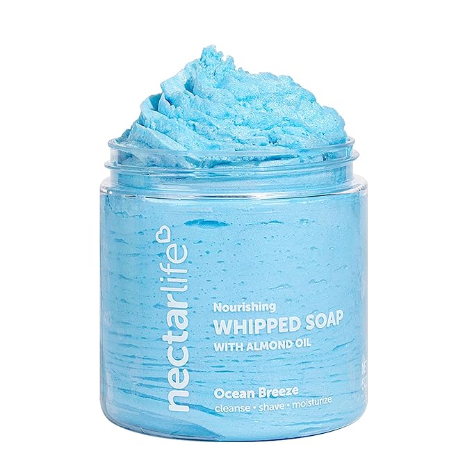 Nectar Life Whipped Soap and Shave Butter, 5 oz (Ocean Breeze)