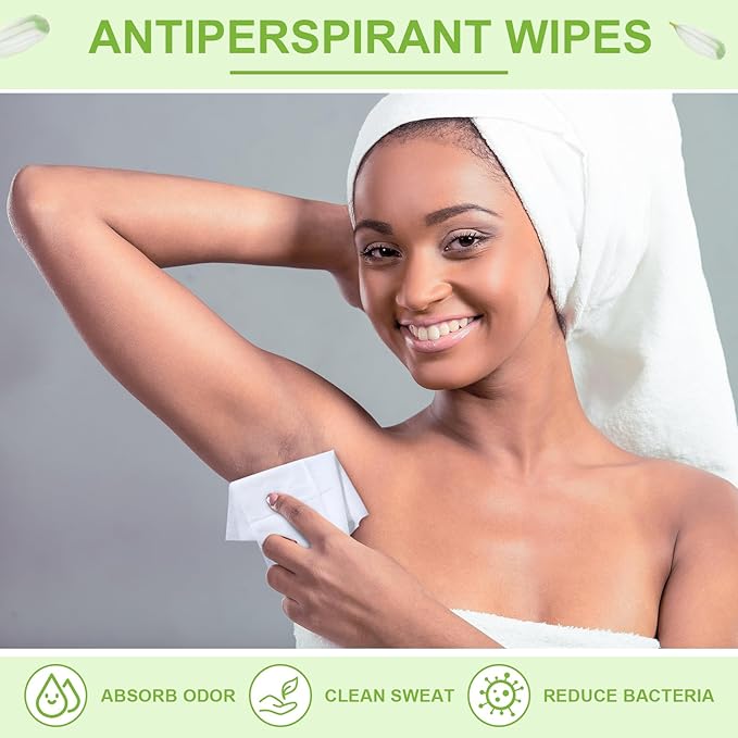 Timgle 150 Pcs Mini Travel Deodorant Wipes Individually Wrapped Armpit Antiperspirant Deodorant Sweat Body Wipes for Women Men Teens Sports Travel Clean Skin Underarm Excessive Sweating(Bright)