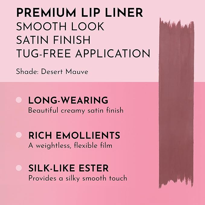 Lawless Women's Forget the Filler Definer Liner, Desert Mauve, Pink, 0.04 Ounce