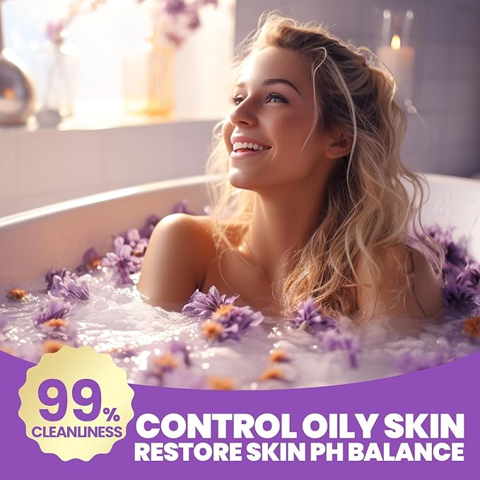 spa luxetique Spa Gifts for Women, Bath Baskets for Women, 8 Pcs Lavender Bath Sets with Bubble Bath, Lotion, Birthday Sets, Mothers Day Gifts for Mom, Christmas Gifts for Her