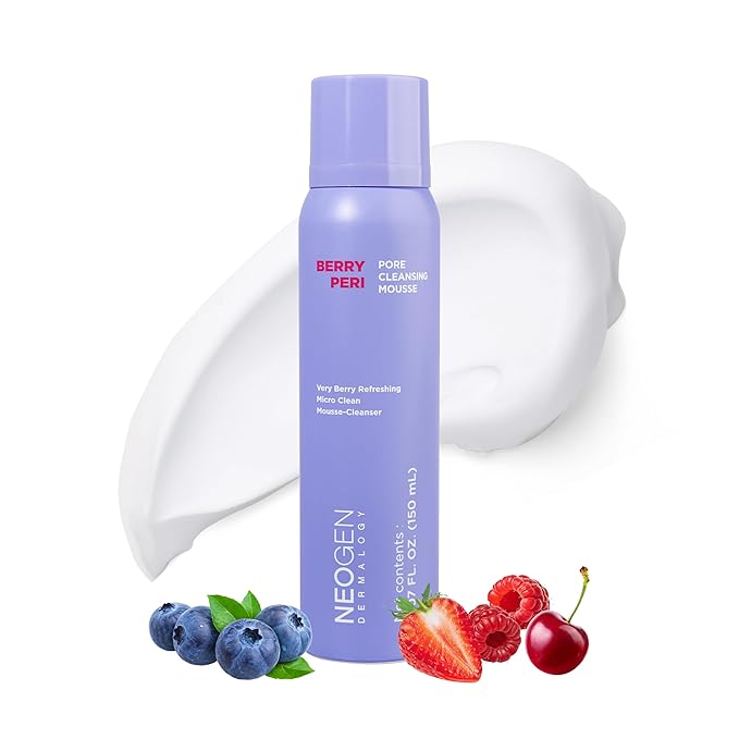 DERMALOGY by NEOGENLAB NEOGEN BERRYPERI PORE CLEANSING MOUSSE 5.07 oz / 150ml