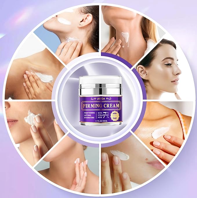Retinol Neck & Face Wrinkle Cream for Women, Neck Cream for Tightening and Firming, Anti Aging Skin Care with Collagen & Hyaluronic Acid, Instant Face Lift Cream 1.7 Fl Oz