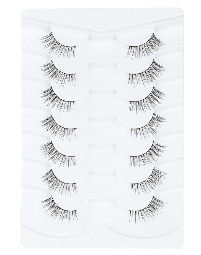 Onlyall Half Lashes Natural Half Eyelashes Wispy Corner Lashes C13
