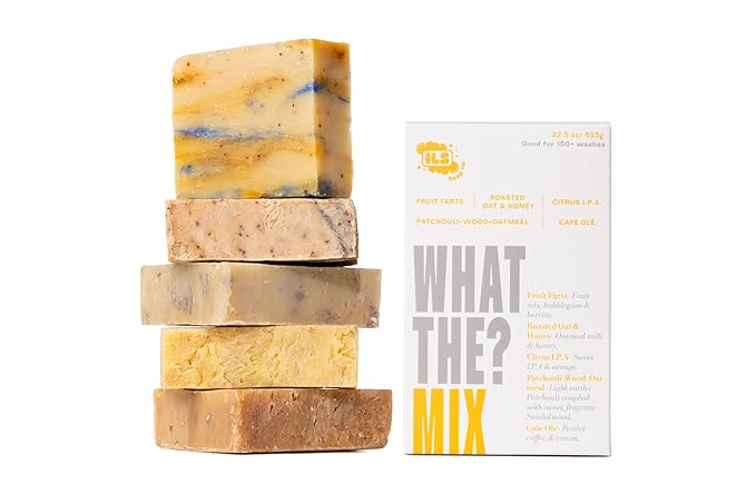 ILS Soap Co.– All-Natural Soap bar for Men & Women – Cold Process, Handmade in the USA