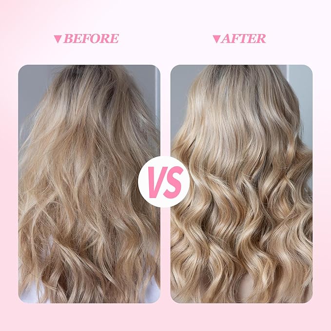 K&K 1 1/2 Inch Ceramic Tourmaline Ionic Heated Round Brush Curling Brush Creates Blowout Look -Creates Root Volume & Loose Curls Volume Curls Dual Voltage Hair Styling Tool (Silvery, 1.5 Inch)