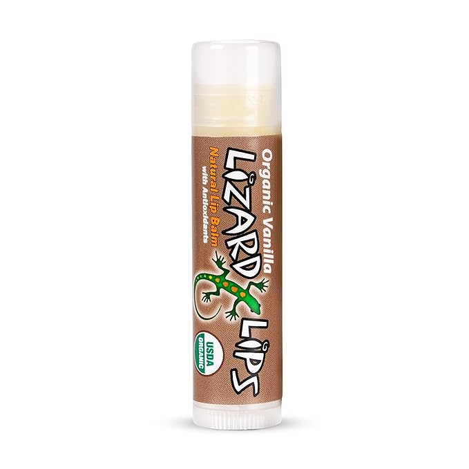 Lizard Lips USDA Certified Organic - Vanilla 4 Pack