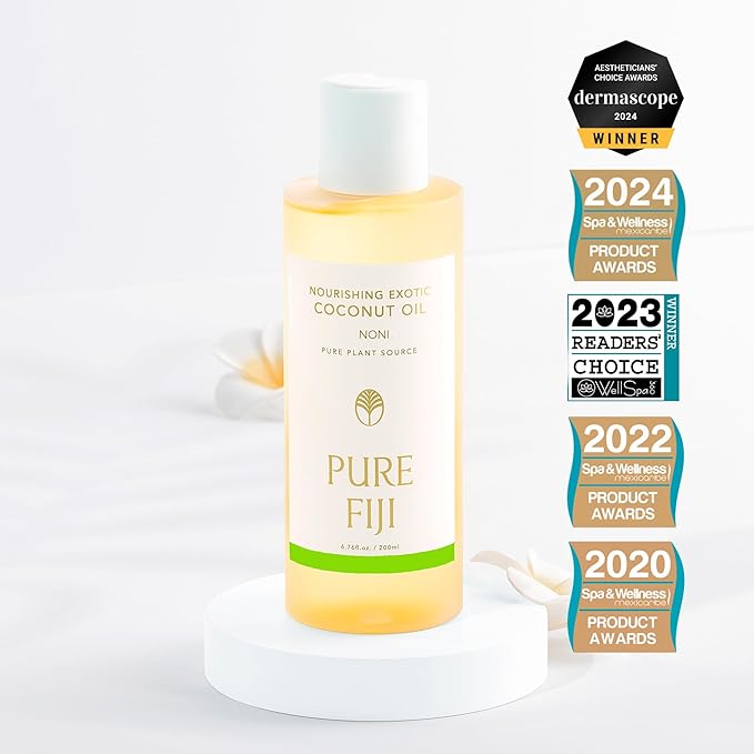 PURE FIJI Nourishing Exotic Coconut Body Oil, Noni (7.7 fl oz/230ml)