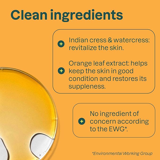 ATTITUDE Body Wash, EWG Verified Shower Gel, Dermatologically Tested, Plant and Mineral-Based, Vegan Personal Care Products, Orange Leaves, 16 Fl Oz