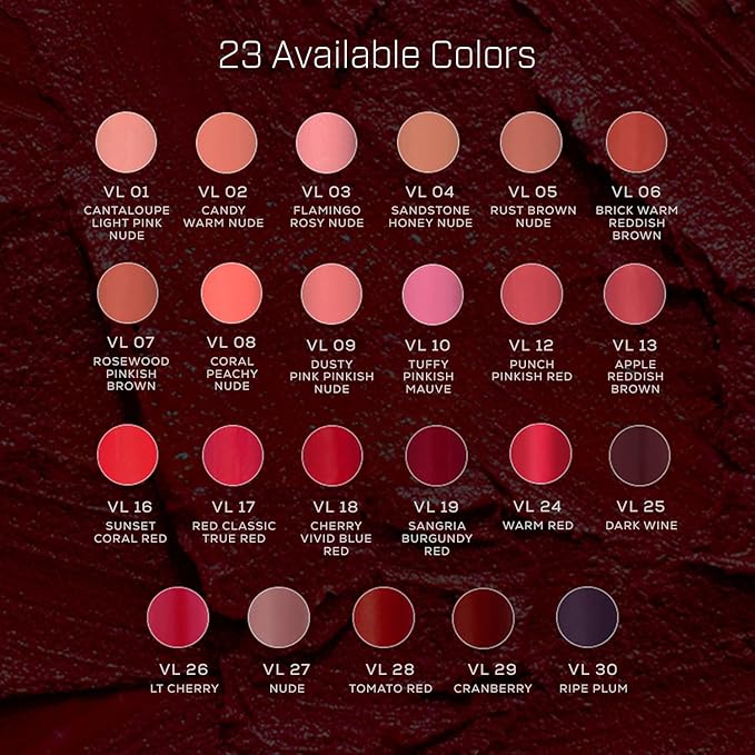 Radiant Professional Advanced Care Lipstick - Ultra Nourishing, Moisturizing Long Lasting Matte Lipstick With Vitamin E- UVA UVB Filters - VELVET (17 RED – CLASSIC TRUE RED)