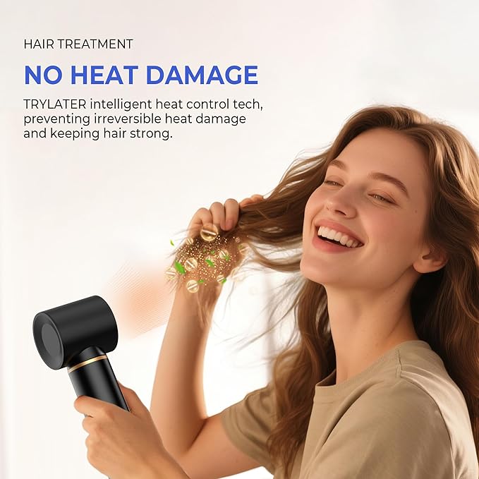 Blow Dryer Brush 5 in 1, Negative Ion Hair Dryer Brush Set Upgrade Hot Air Brush Air Styler Curling Wrap Air Curler, Curling Iron Hair Styling Tools As A Gift for Straight/Curl/Drying/Smoothing