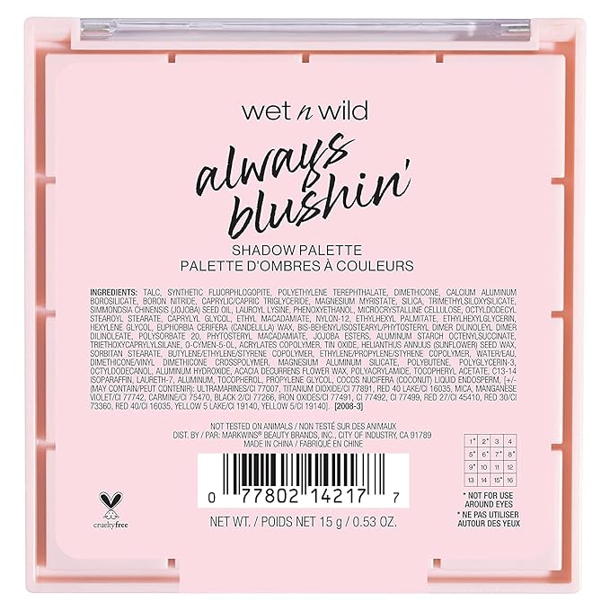 wet n wild Always Blushin' Blush Palette