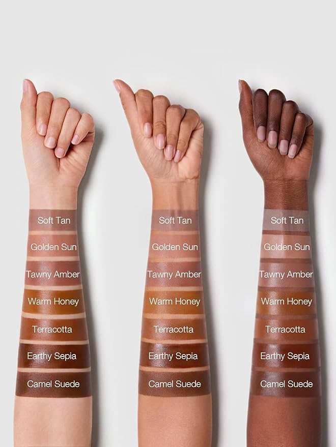 SHEGLAM Sun Sculpt Cool Toned Liquid Contour Stick Long Lasting Cream Bronzer Makeup - Camel Suede